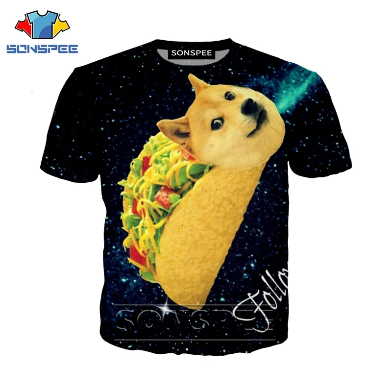 Аниме 3d печать игра футболка животное doge уличная собака Охотник для мужчин и женщин модная футболка Harajuku Детские рубашки homme футболка A206