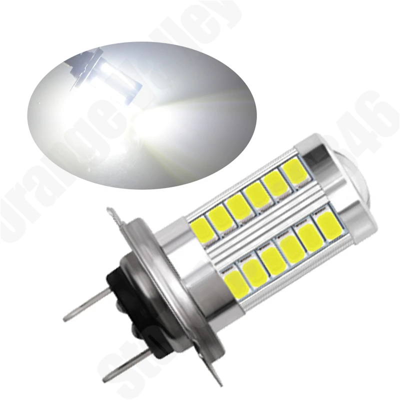 Светодиодные лампы для противотуманных фар H4 H7 H8 H11 HB3 9005 HB4 9006 33 SMD 5630 12 В