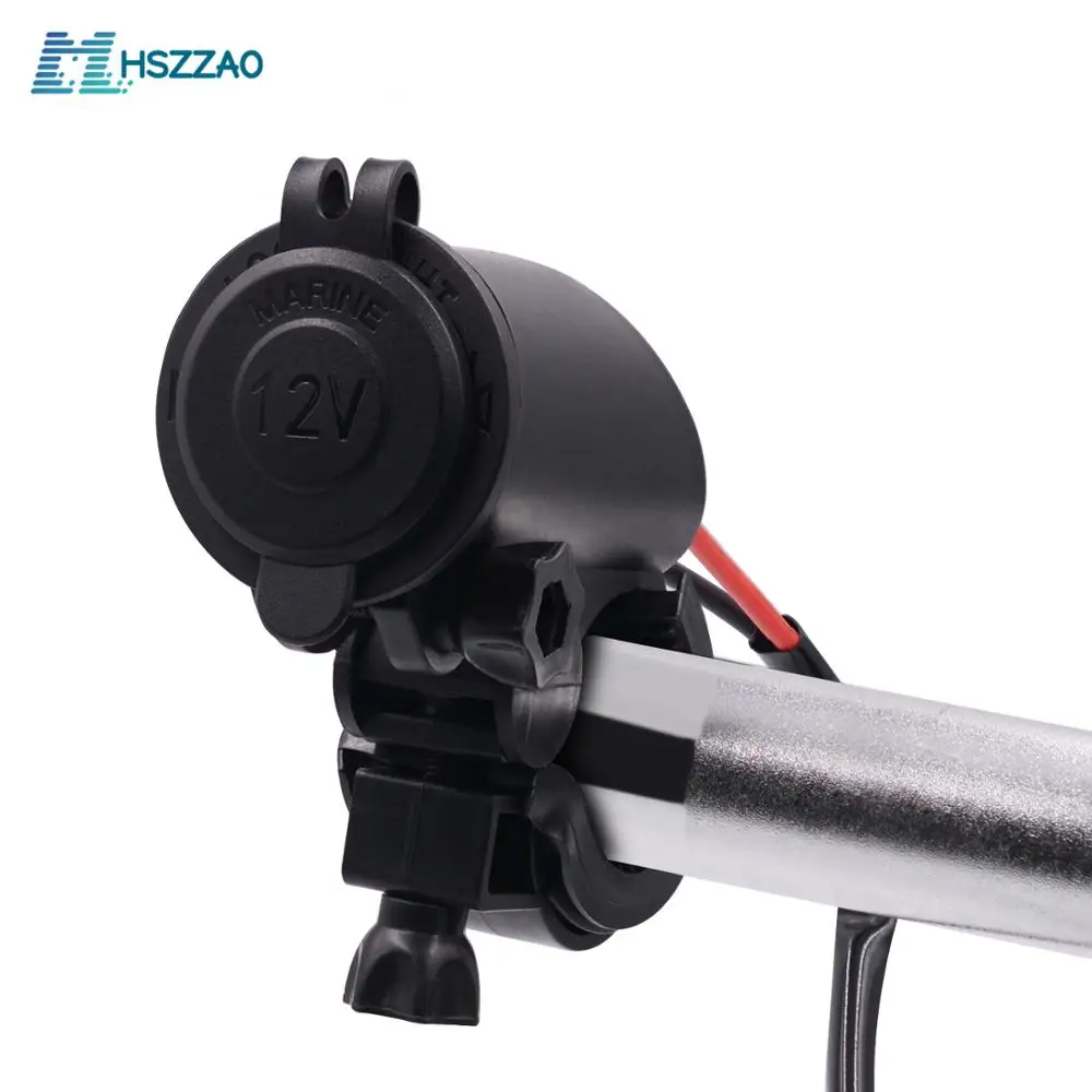 

12V-24V Cigarette Lighter Type Power Socket Phone Charging Bike Accessories Waterproof Portable Moto Electric Car Charger
