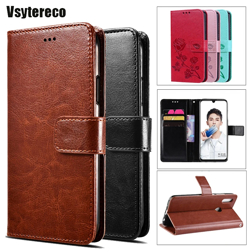 pu case for huawei Leather Case For Huawei Huawey Y6 Y7 2019 Honer 8A 8C 8X View 20 10 Lite Light PCT-L29 DUB-LX1 Flip Case Coque with Card Pocket waterproof case for huawei