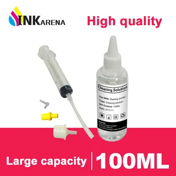 

INKARENA Printer Head Cleaning Liquid Fluid Nozzle Washer For Brother Pigment Ink With Syringe all tool Inkjet Printer Cartridge