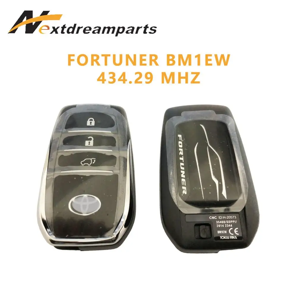 Оригинальный Автомобильный ключ с 3 кнопками для чипа Fortuner 434 29 МГц 8A|Ключ от авто|