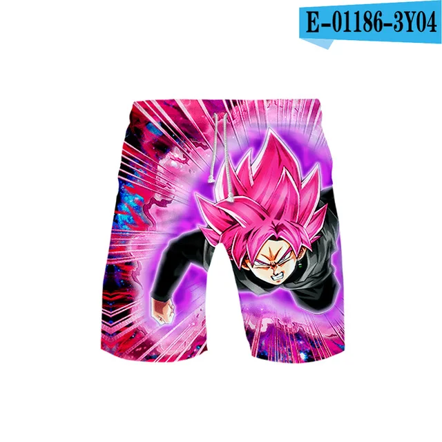 Dragon Ball Z Goku 3d Печатный купальник Мужские сексуальные повседневные пляжные шорты для фитнеса мужские пляжные шорты s 6XL забавные летние купальные шорты - Цвет: 3d-st306
