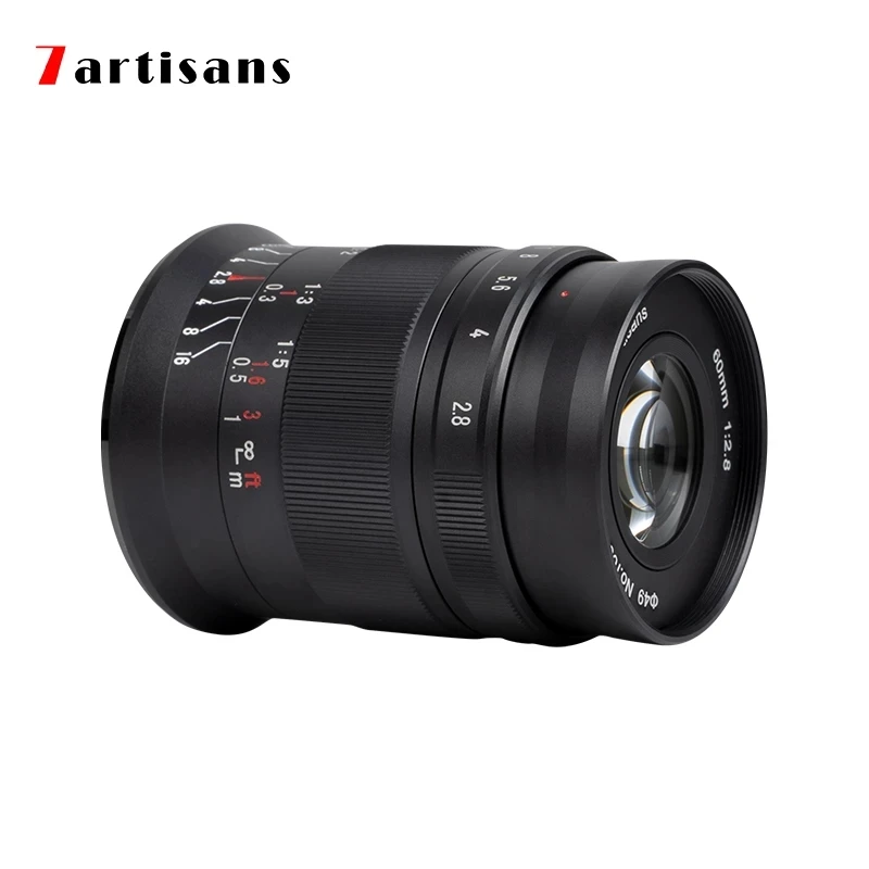 7artisans 60mm F2.8 Mark II Macro Camera Lens 1:1 Manual Focus 