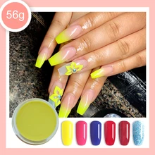 ELIKE acrylic powder colors 2OZ 1 piece carving and extension 3d diy nails powder acrylic for nails Nail Treatments