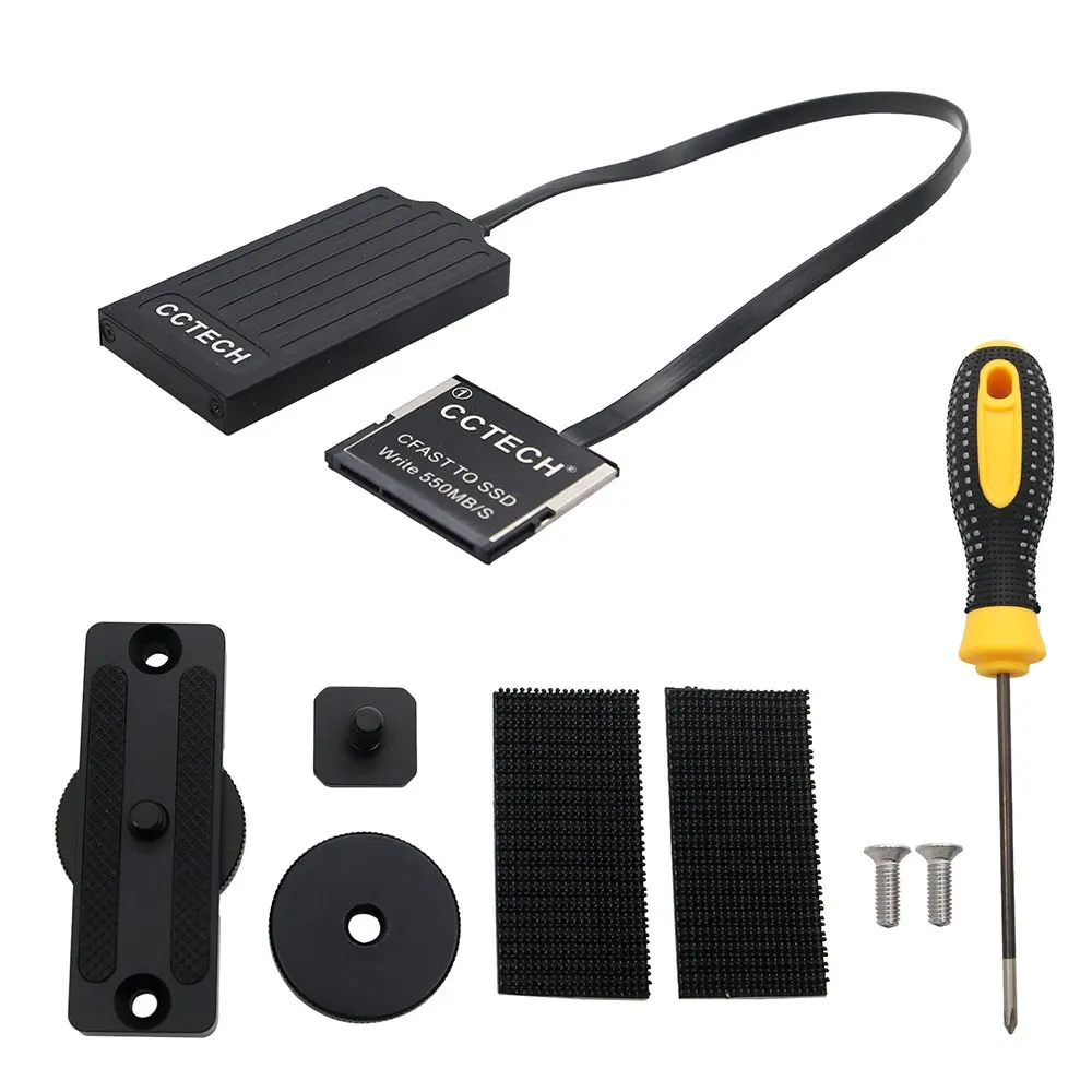  TZT CFAST zu SSD MSATA Karte Adapter Konverter für CANON URSA Mini 1DX II XC10 Z CAM E2 4K