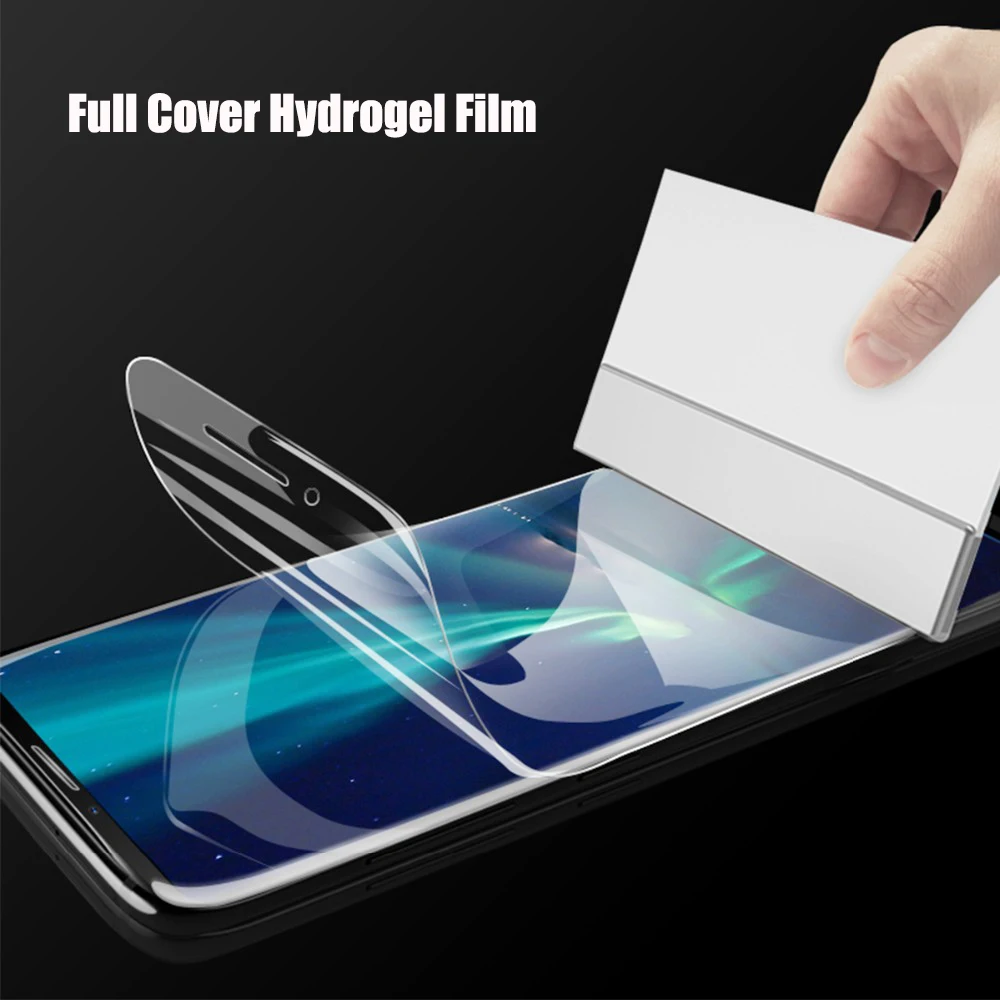 

For Samsung Galaxy S10 S9 Plus Note 10 Pro 9 8 S7 Edge S10 Lite A50 A80 A60 Hydrogel Film Full Cover Screen Protector Not Glass