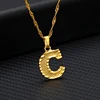 A-Z Letter Initial Necklaces For Women Men Gold Stainless Steel Chain Choker Male Female Pendant Necklace Jewelry Collier Femme ► Photo 2/6