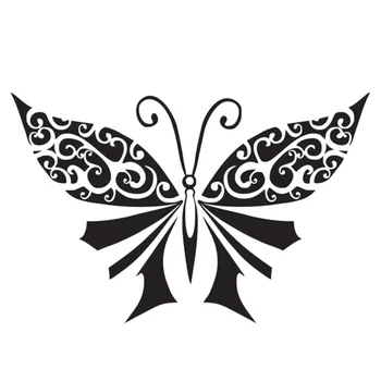 

Artificial Butterfly Wall Decals Removable Sticker Unique Wall Decal Decorative Sticker for Living Room Home Bedroom (59x38cm,