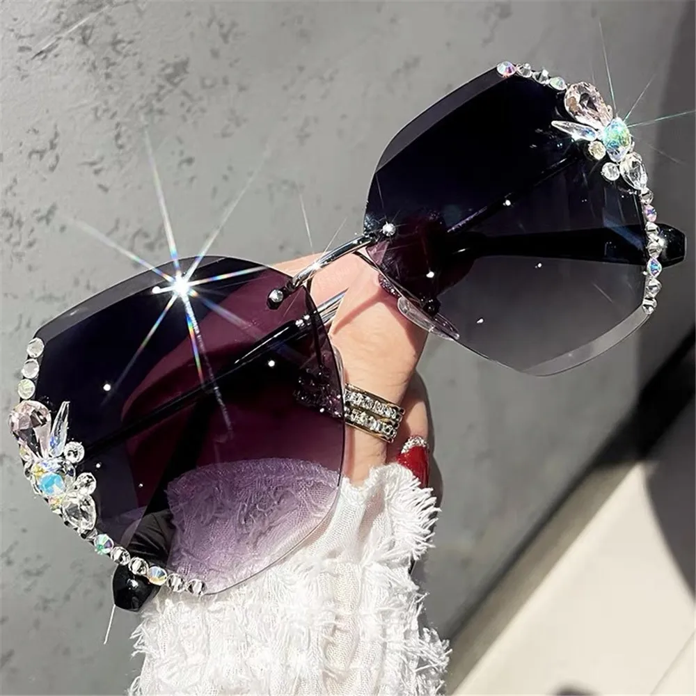 ゴリチ、眺め、レゾネより、希少、版上サイン、新品額装 2024 Luxury Brand Design Vintage Rimless Rhinestone