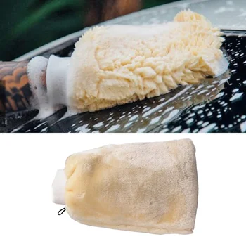 

Washing Car Wash Gloves Artificial Double-sided 24*16*3CM Equipment Care