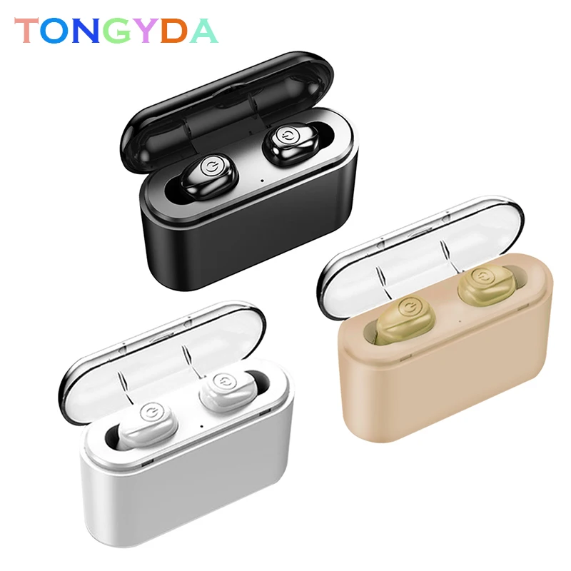 

2200mah TWS X8s Wireless Bluetooth 5.0 Headset IPX7 Waterproof Mini Earphones Twins Earbuds 5.0 Stereo Headphones for Phone