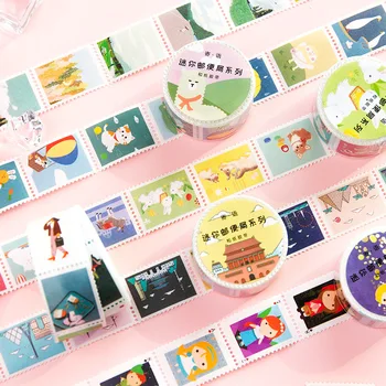 

1set/1lot Washi Masking Tapes Mini post office Decorative Adhesive Scrapbooking DIY Paper Japanese Stickers 5M