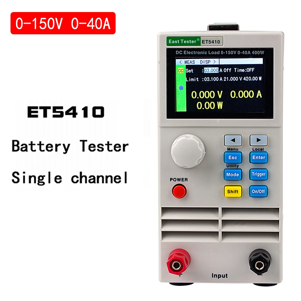 PROD 4000381464804 ET5410 Professional Dc Electronic Load Programmable
Digital Control Battery capacity tester Electronic Loads 400W 150V 40A