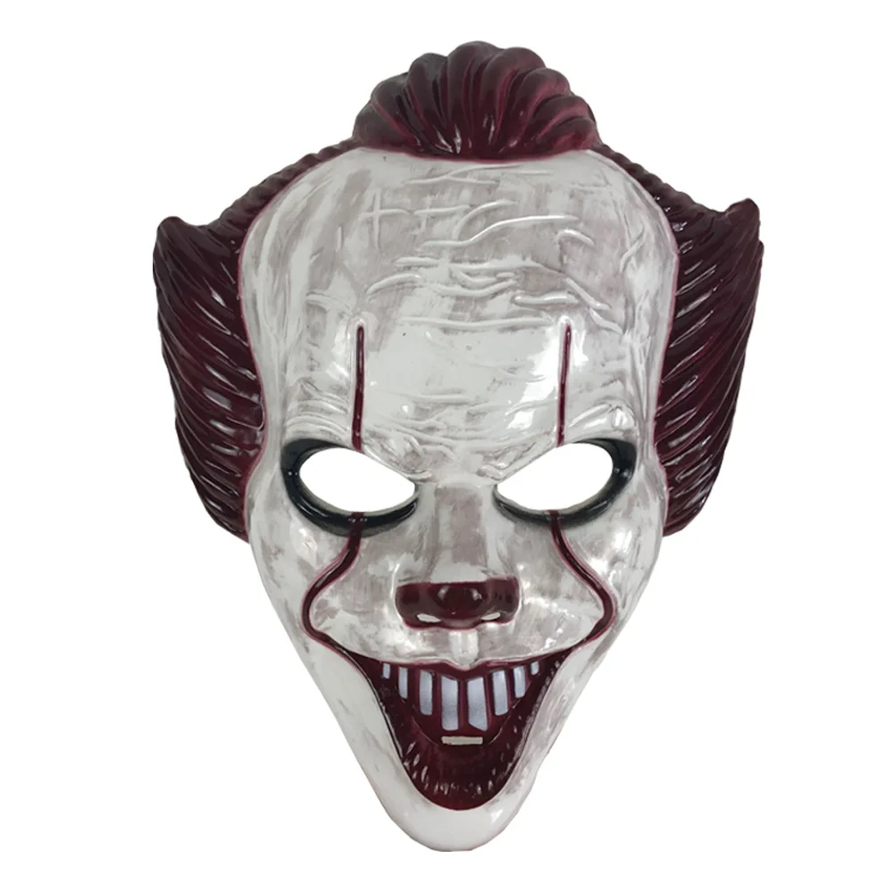 Хэллоуин вечерние косплей маска ужаса Pennywise Джокер Маска Косплей it chapter 2 клоун ПВХ маски костюм реквизит люкс
