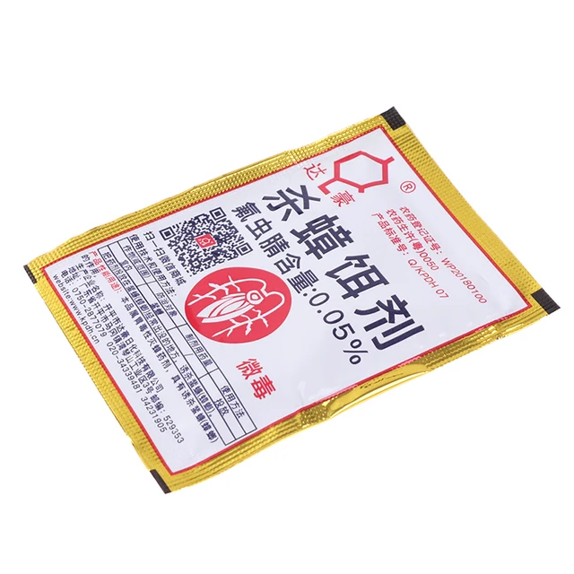 10 db Hatékony Gyilkos Csótány Csali Porpor Rovar Anti Kártevő Elutasítás Csapda Kártevőirtás - Image 4