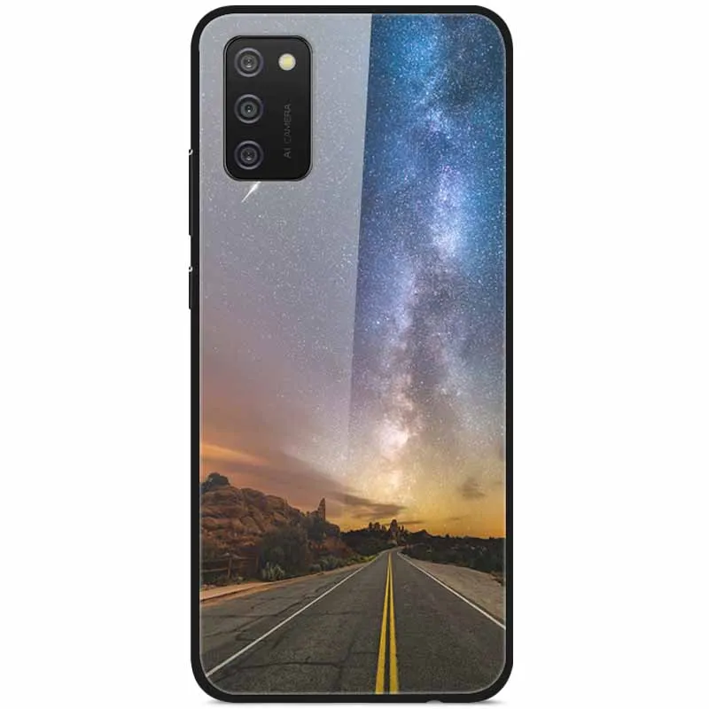 samsung cute phone cover For Samsung A31 A41 A71 Case Tempered Glass Hard Phone Cover For Samsung Galaxy A51 Case A 51 Protective Fashion Funda coque kawaii phone cases samsung Cases For Samsung