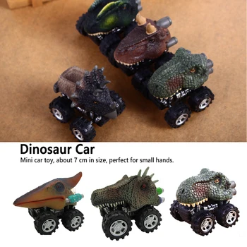 

Children's Day Gifts Toy Dinosaur Model Mini Toy Car Back Of The Car Gift Truck Hobby Funny