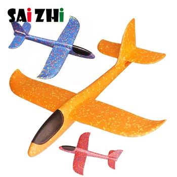 

Saizhi Diy Hand Throw Flying Glider Planes Foam Aircraft Model Resistant Breakout Aircraft Party Game Children Outdoor Fun Toys