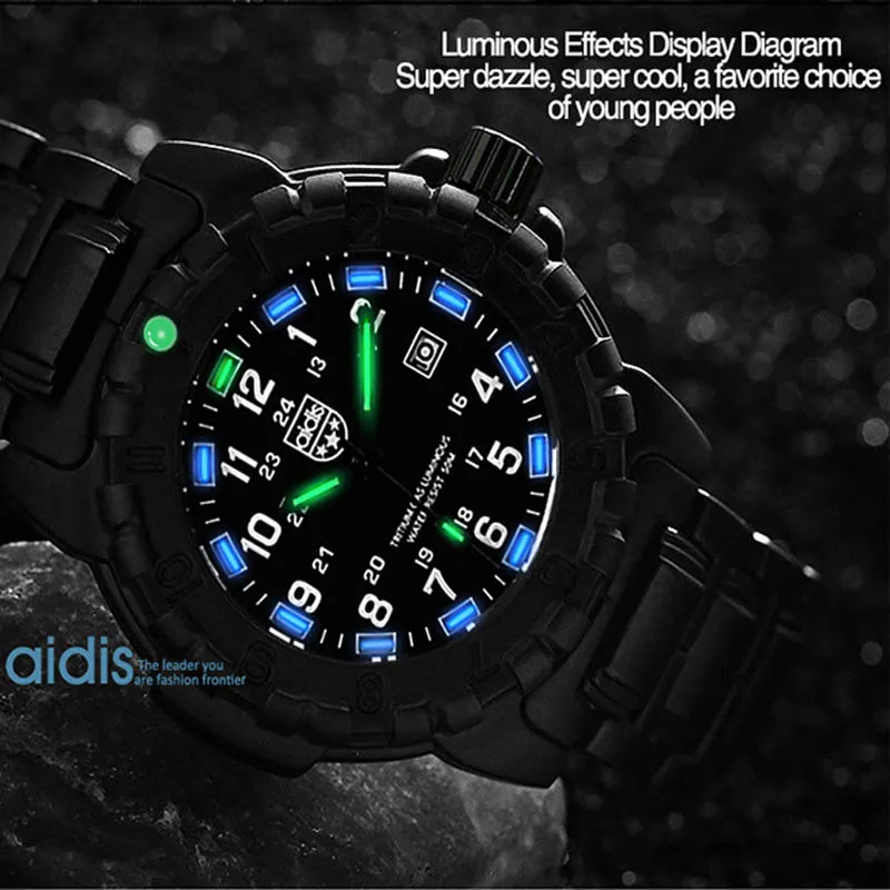 Ceny Najlepsze marki luksusowe męskie zegarki Luminous Outdoor Sports kwarta zegar męski wielofunkcyjny wodoodporny kwarta zegarek Relogio Masculino