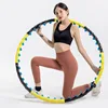 Double Row Magnetite 8 Sections Fitness Hoop Exercise Workout Sport Hoop Easy To Install Receive an Abdomen Slender Waist 5