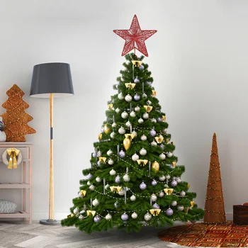 

1Pc Exquisite Iron Art Christmas Tree Ornament Tree Top Star