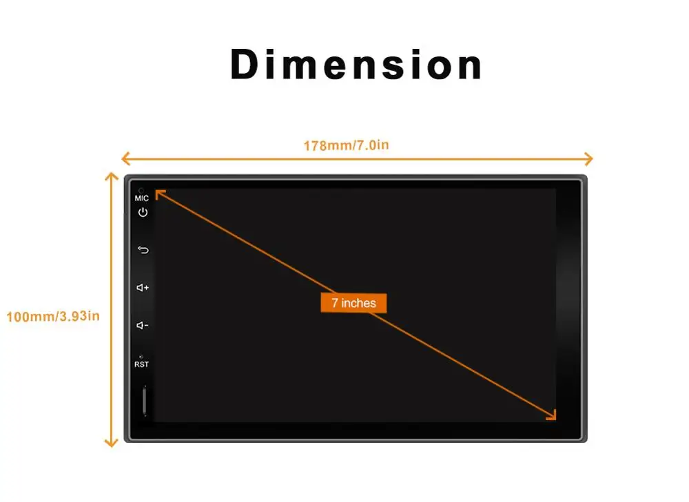  2 din car radio gps android 9.0 car stereo cassette player recorder Radio Tuner GPS Navigation RDS 