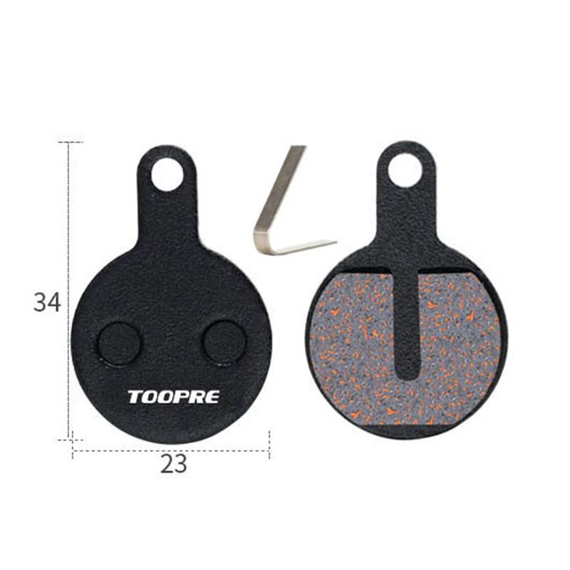 

1 Pair Copper Fiber Brake Pads Resin Disc Compact Accessories For M446 355 395