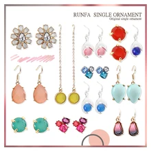 Для восстановления древних способов якели имитация драгоценных камней Длинные серьги с кисточками индивидуальные серьги-гвоздики с опалом