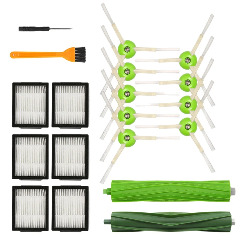 Replacement Main Side Brush Kit for IRobot Roomba I7 E5 E6 Serie Vacuum Accessories | Бытовая техника