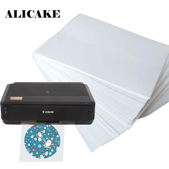 50Pcs fogli di Wafer torta commestibile stampa digitale per carta di riso  per matrimoni per feste formato A4 0.3/0.65Mm strumenti di decorazione  alimentare per torte spesse - AliExpress