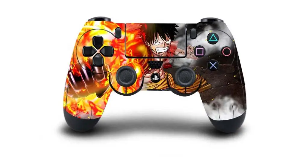 QBTM1480 1 шт. one piece Luffy PS4 наклейка для sony PS4 Playstation 4 для Dualshouck 4 игры PS4 контроллер наклейка s - Цвет: QBTM1480