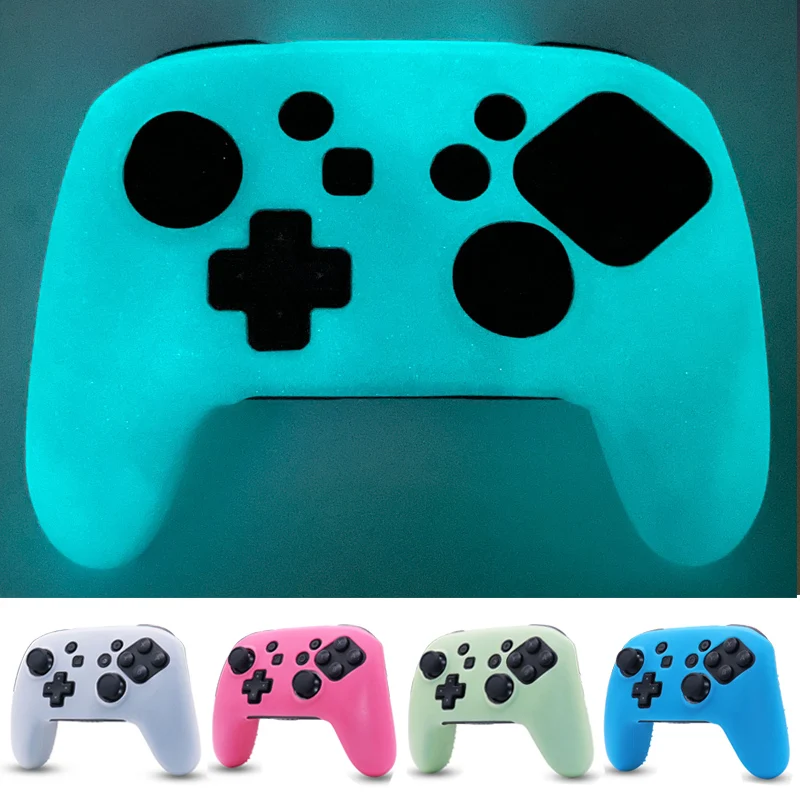 Glow in Dark Luminous Soft Silicon Case For Switch pro Games