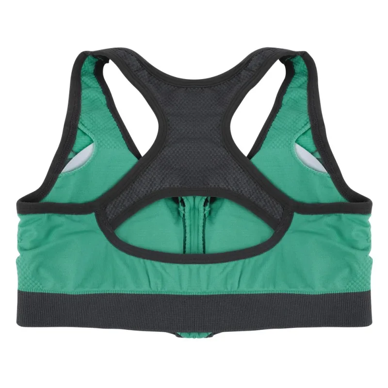 1pc Women Lingerie Zipper Steelless Ring Quick-drying Running Fitness Sport Bra Plus Size Underwear