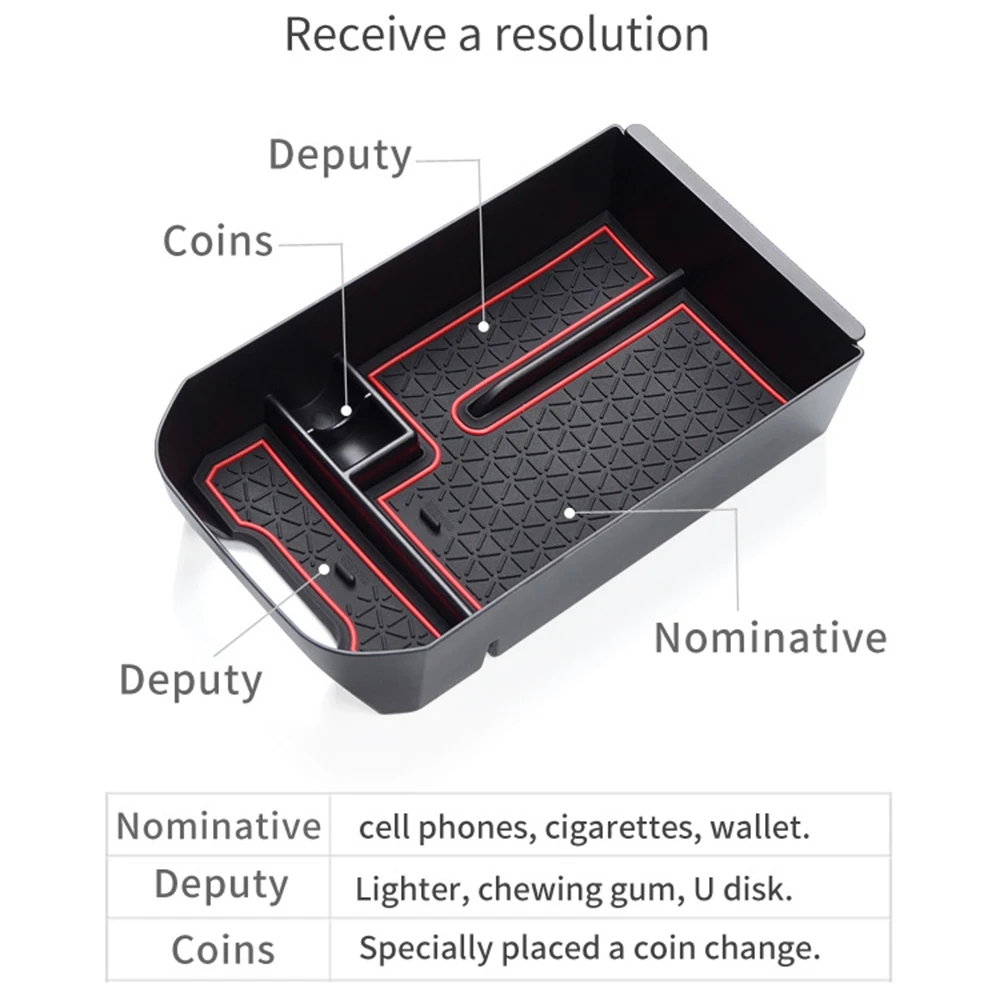 Для Toyota RAV4, консоль бардачок чехол подлокотник центр коробка для хранения 1x