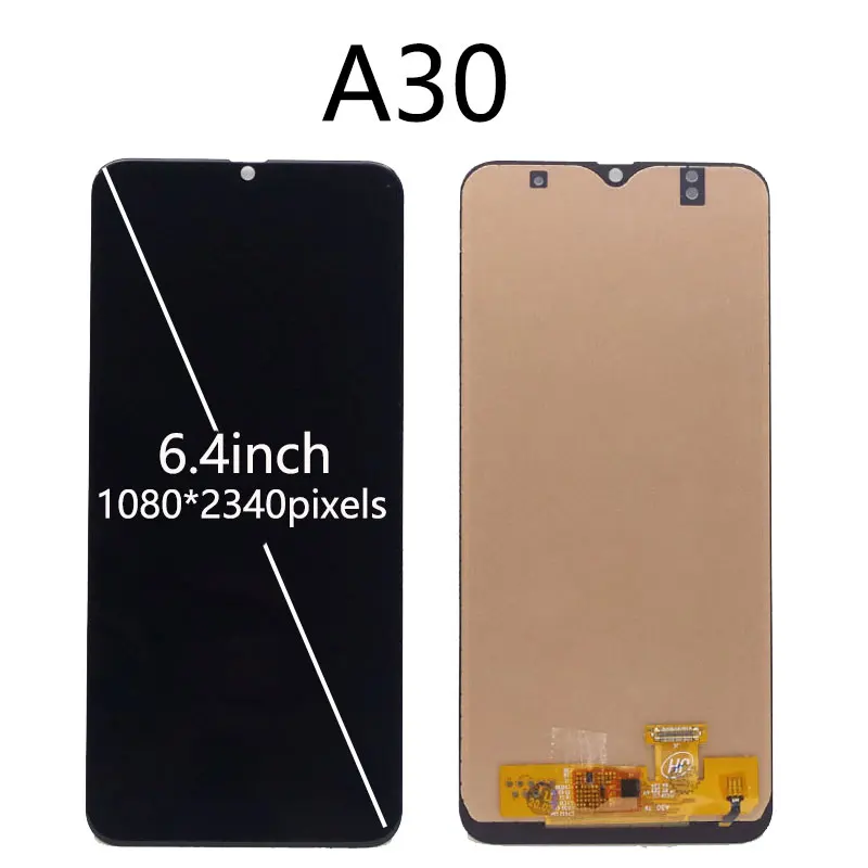 ЖК дисплей для Samsung Galaxy A20 A205 с цифровым преобразователем A30 A10|Экраны мобильных