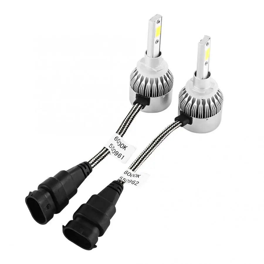 2 шт. H4, H7, H8/H9/H11, 880/881/H27, 9005(HB3, H10) C9 55 Вт 9 V-30 V 4600 световой поток галобный фонарь COB фары для автомобиля