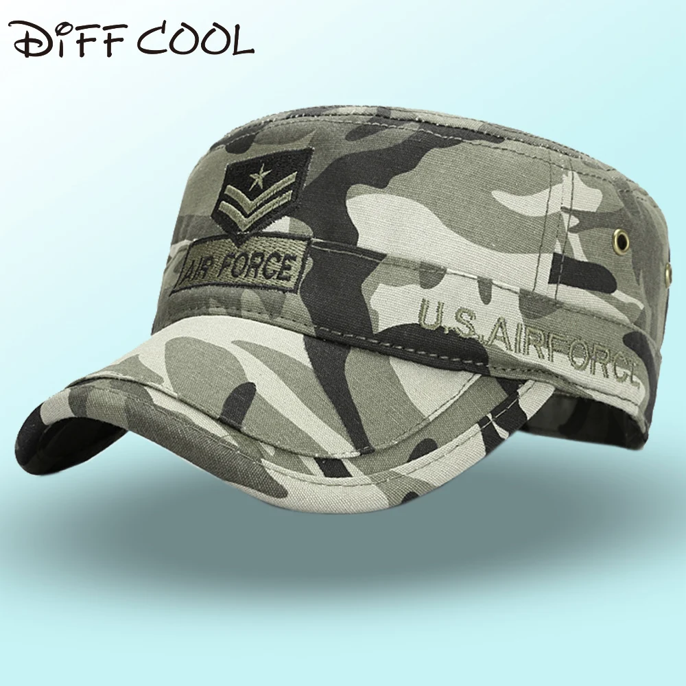 camo baseball hat with american flag