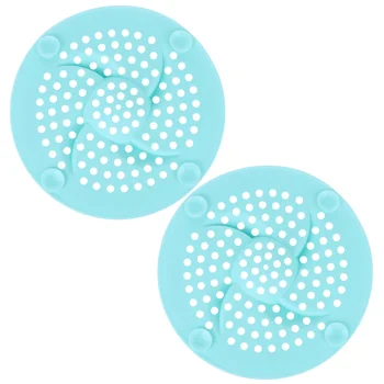 

2pcs Silicone Sink Plug Useful Sink Drain Cover Sink Strainer Plug Strainer Covering Pad for Kitchen Bathroom (Random Color)
