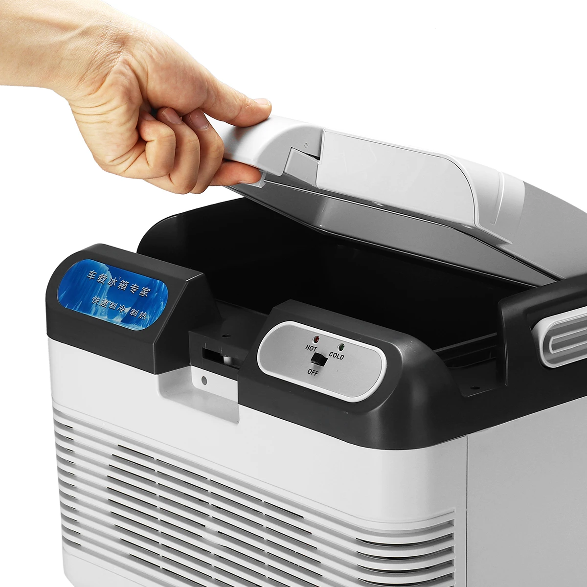  Dual-Use 12L Refrigerator Home Car Refrigerators Mini Freezer 12V 60W Portable Ultra Quiet Cooling 
