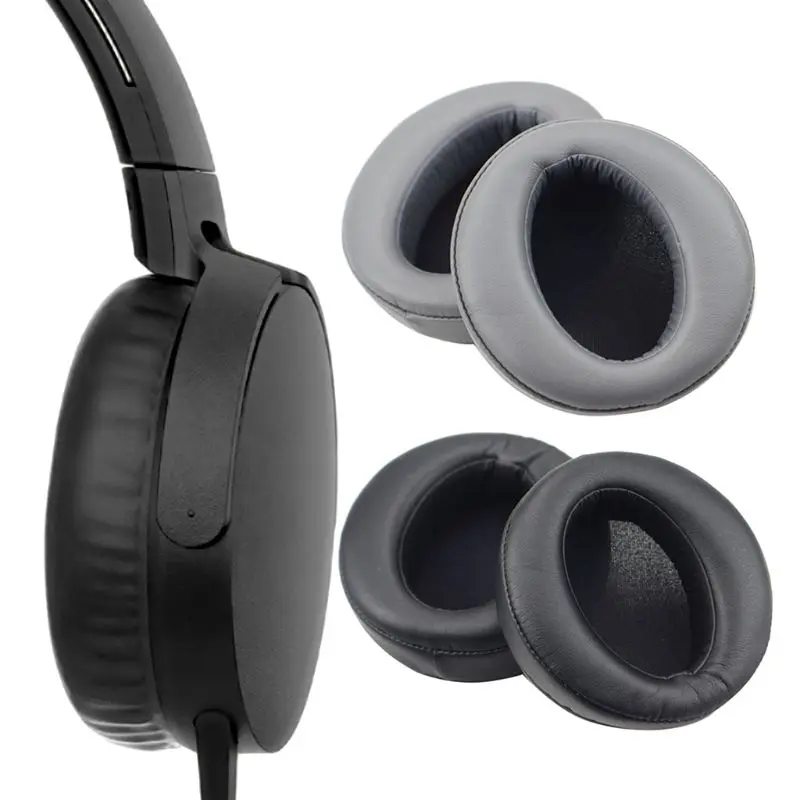 1Pair Leather Earpads Ear Cushion Cover for So ny MDR XB950AP Wired Headphone