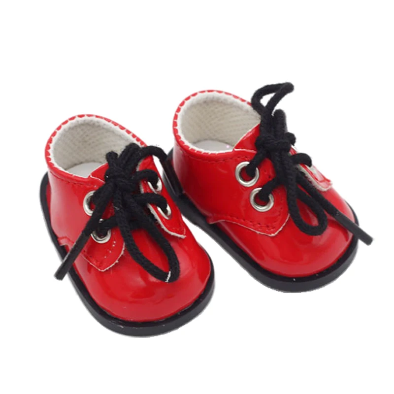 14,5 дюймовая обувь для девочек модная спортивная обувь BJD EXO обувь для новорожденных из искусственной кожи в американском стиле детские игрушки подходят для кукол milo - Цвет: Красный