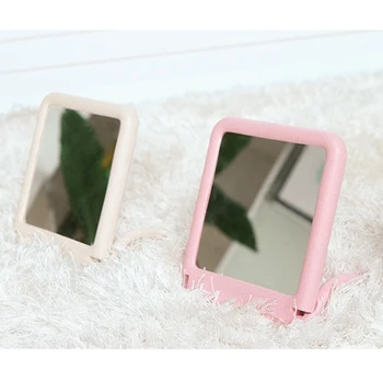

2Pcs Multifunctional Mirror Bathroom Small Mirror Wall-Mounted Mirror Anti-Fog Bathroom Mirror Vanity Mirror with Small Towel Ho