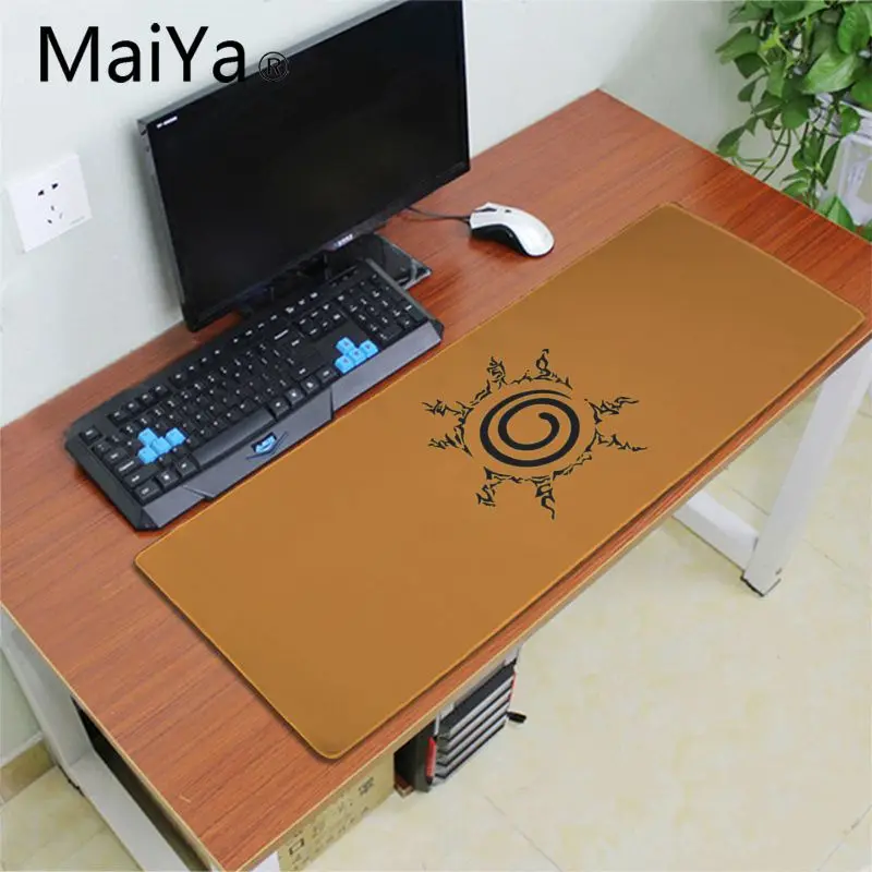 Lock Edge 30x80cm MaiYa пользовательский Наруто Логотип DIY дизайн игровой с узором коврик для мыши большая акция большой игровой коврик для мыши клавиатуры коврик - Цвет: Lock Edge 30x80cm