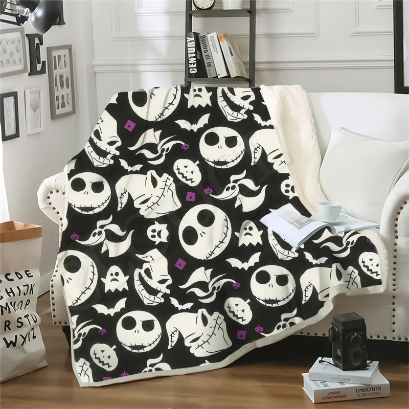 Одеяло Jack Skellington с 3D принтом Кошмар перед милой стильное покрывало для дивана