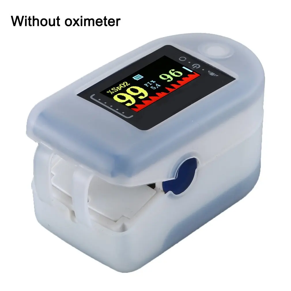 Oximeter Silicone Cover Finger Clip Oximeter Protective Case Portable Fingertip Pulse Silicone Protective Case Cover