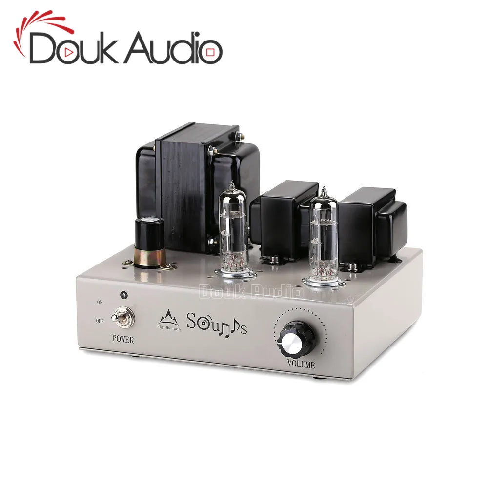 Мини усилитель вакуумной трубки Douk Audio 6F3 стерео Hi Fi мощности класса A с одним