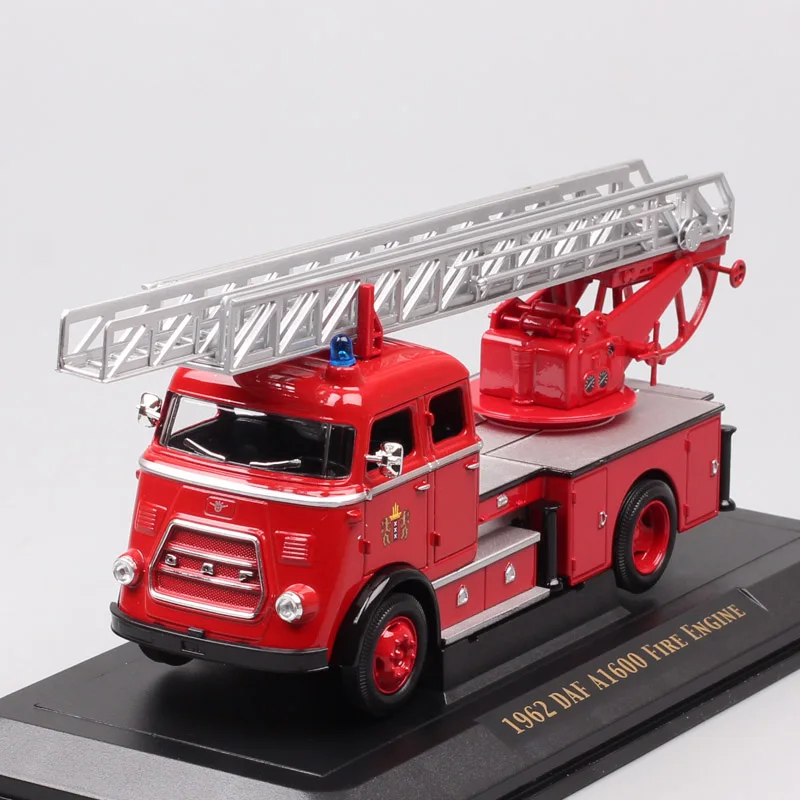 Daf A1600 Truck Scala Fire Engine 1962 Red Silver Lucky Diecast 1:43 LDC43016B 