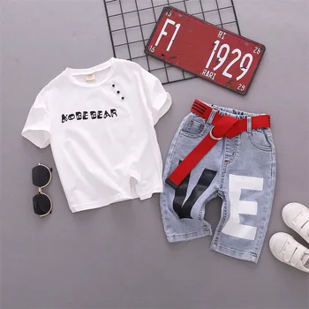 

Children Outfit Summer Fashion Kids Sportswear Baby boys T-shirt and shorts 2Pcs/sets Boy Girl Clothes Toddler Cotton Tracksutis
