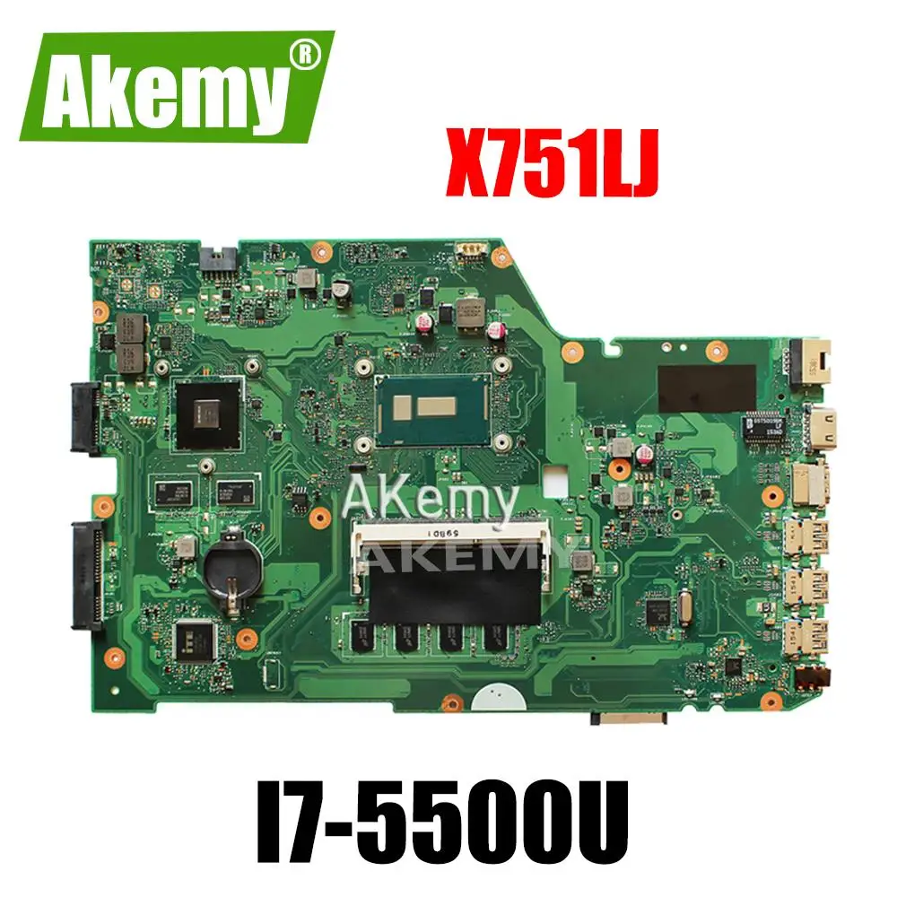 X751LJ GT920M/2 ГБ материнская плата для For Asus X751L R752L K751L X751LN X751LD X751LB DDR3 Материнская